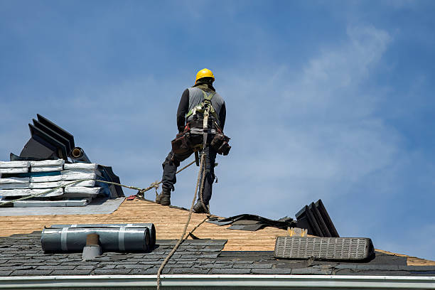 Professional Gutter Installation technician working in Willow, AK